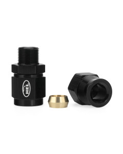 AN6 Female to 3/8" Hardline Straight Adapter HEL Aluminium