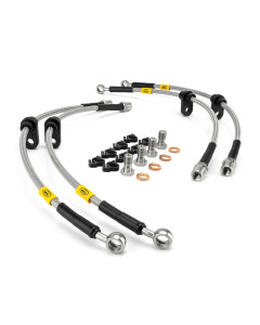 Nissan Patrol GU Ute Leaf Spring & Drum Rear Non-ABS 1997-2012 Brake Lines HEL Stainless Steel Braided