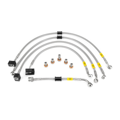 Suzuki DL1000 V-Strom ABS 2014-2019 Flexible ABS Replacement Brake Lines HEL Stainless Steel Braided