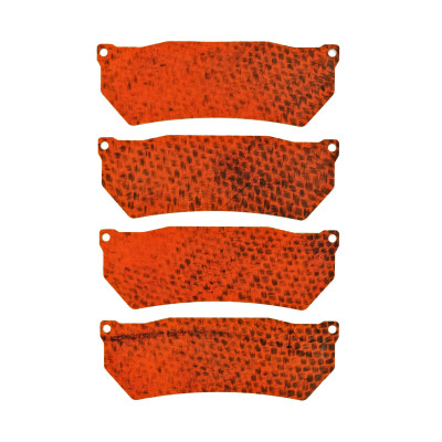 Carbon Fibre Brake Pad Shims for Brembo B51 Family 6 piston calipers