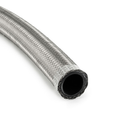 AN12 Rubber Stainless Braided Fuel Oil Coolant Hose Line